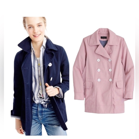 J. Crew Twill Peacoat‎ Coat